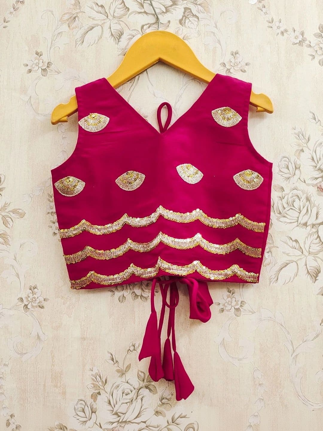 KALINI Girls Embellished Sequinned Ready to Wear Lehenga & thumbnail 3