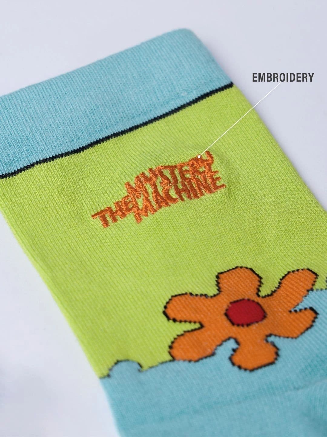 The Souled Store Unisex Cotton Blend Patterned Above Ankle Socks thumbnail 4