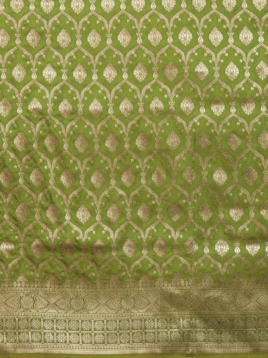 KALINI Women Woven Design Zari Art Silk Banarasi Saree thumbnail 2