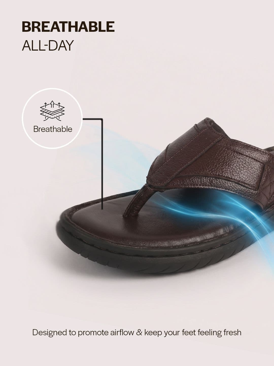 FAUSTO Men Leather Comfort Sandals thumbnail 5