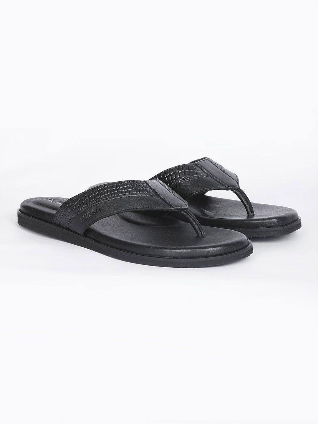 Ruosh Men Leather Slip-On Core Sandals thumbnail 4
