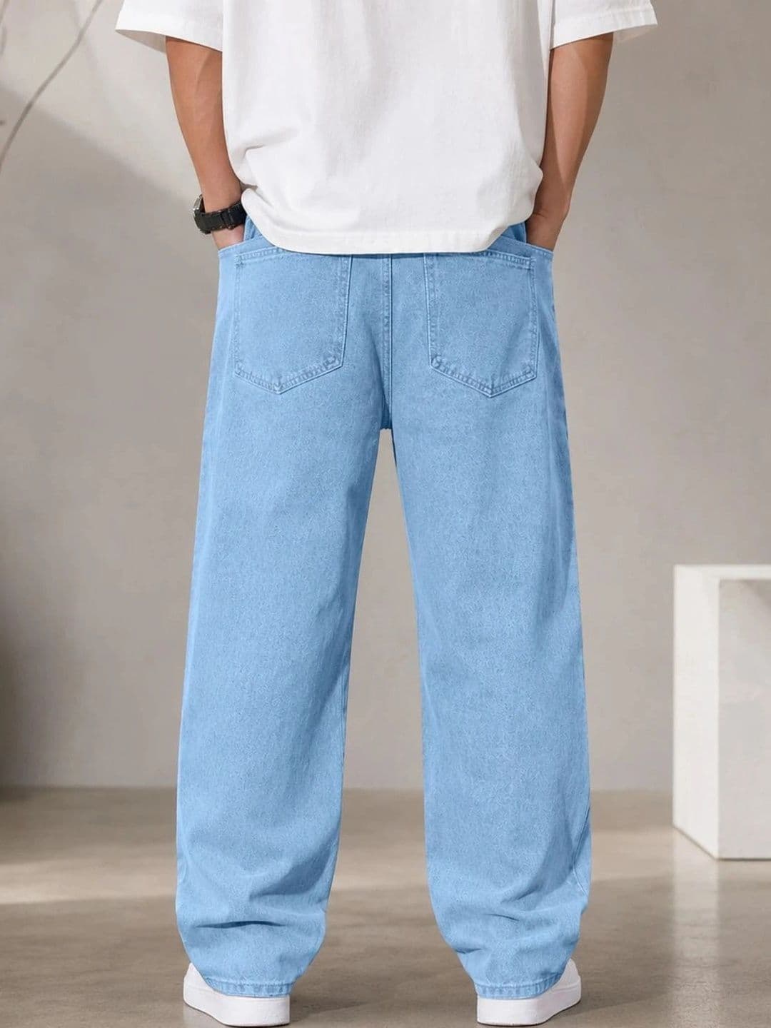 BREXX Men Jean Straight Fit Mid-Rise Stretchable Jeans thumbnail 2