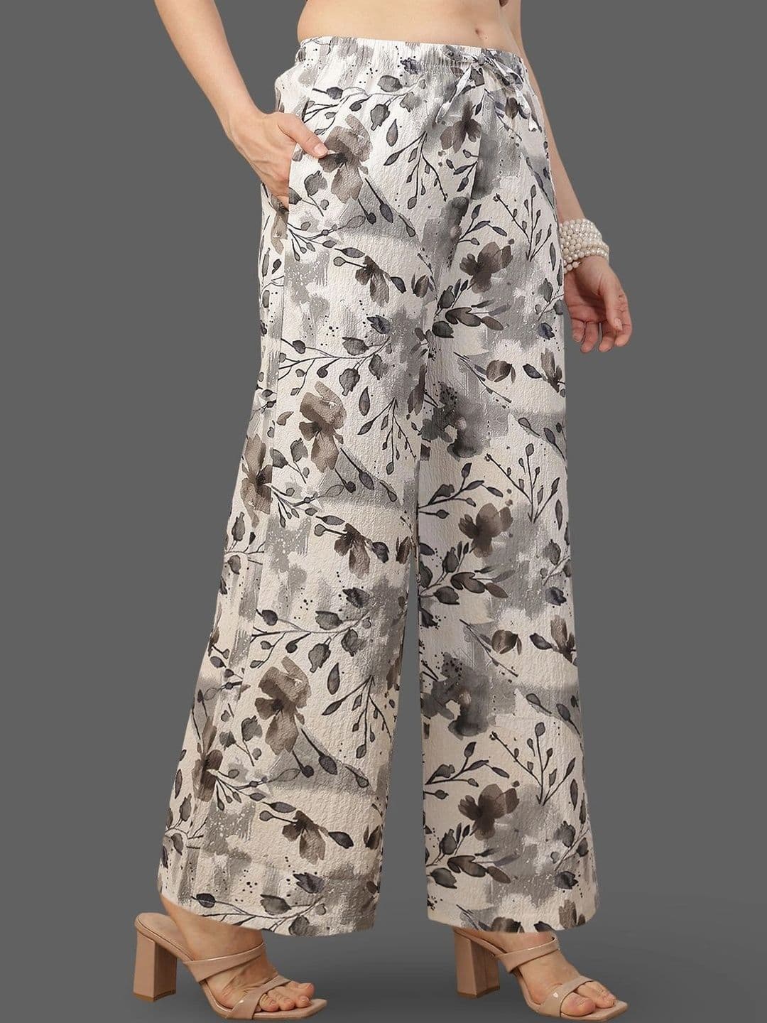 Moda Rapido X Gracit Women Floral Printed Ethnic Palazzos thumbnail 5