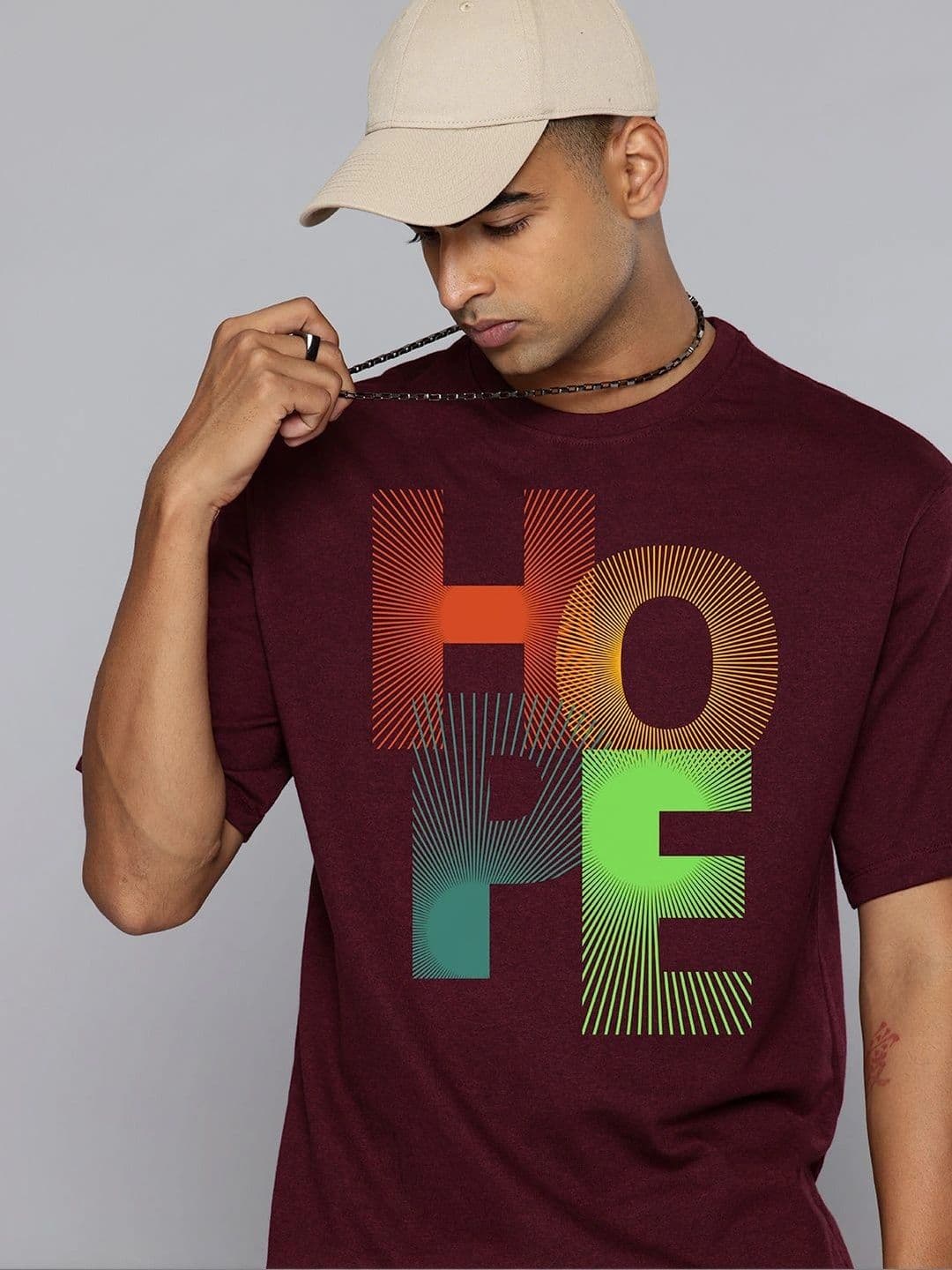 Moda Rapido Men Typography Printed T-shirt thumbnail 5