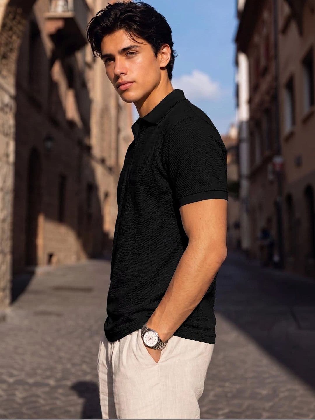 FTX Men Polo Collar T-shirt thumbnail 2