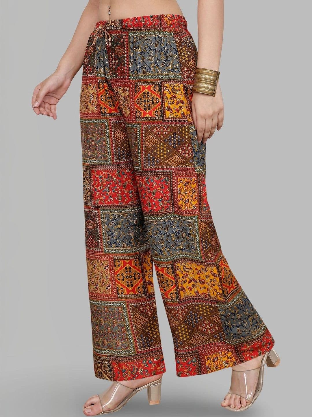 Moda Rapido X Gracit Women Ethnic Motifs Printed Ethnic Palazzos thumbnail 2