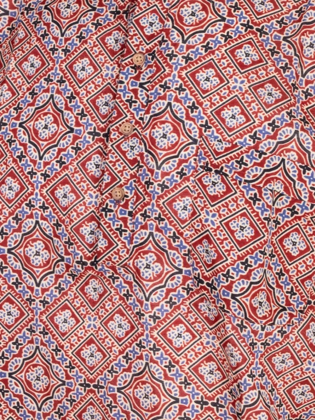 Avishya Men Floral Printed Handloom Kurta thumbnail 3