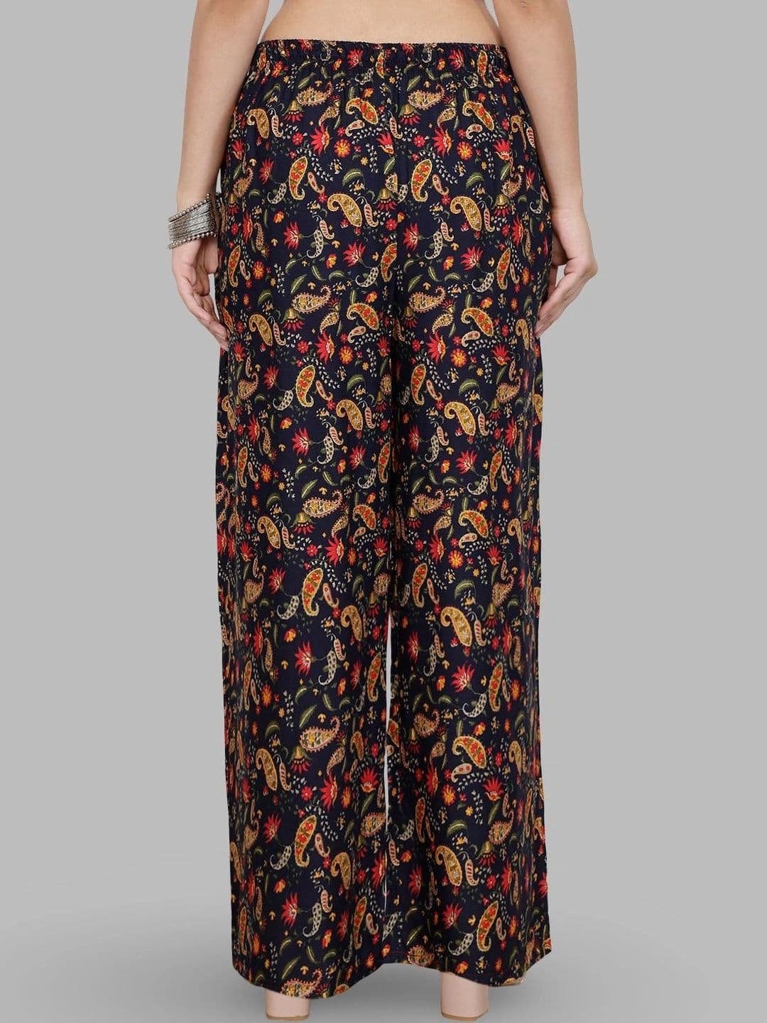 Moda Rapido X Gracit Women Paisley Printed Ethnic Palazzos thumbnail 3