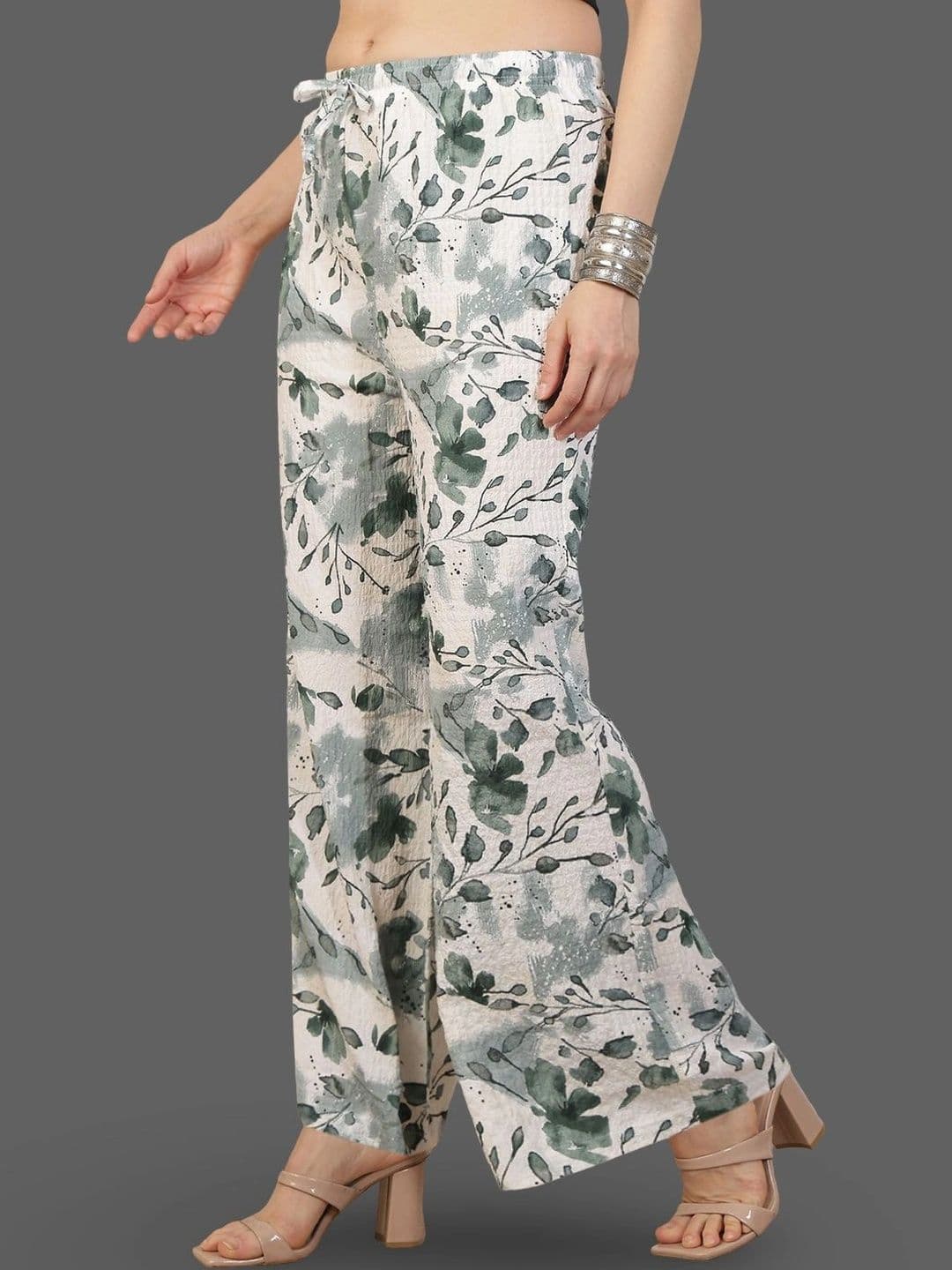 Moda Rapido X Gracit Women Floral Printed Ethnic Palazzos thumbnail 4