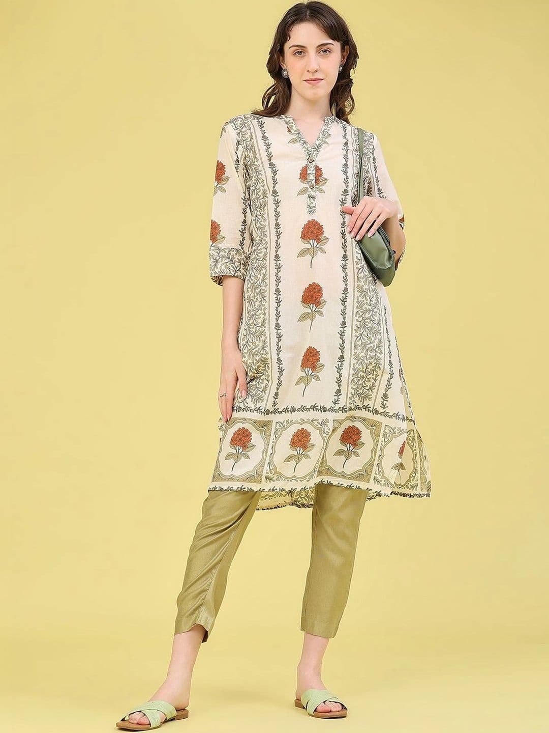 V-Mart Women Floral Printed Kurta thumbnail 4
