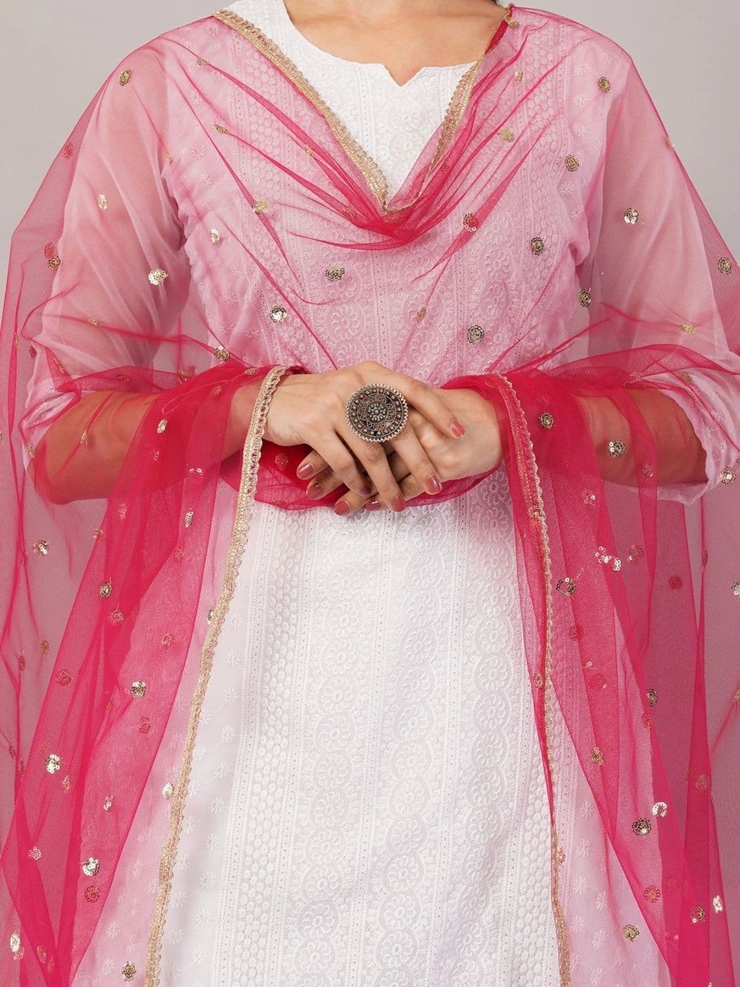 IVAARA Dupatta with Sequinned thumbnail 5
