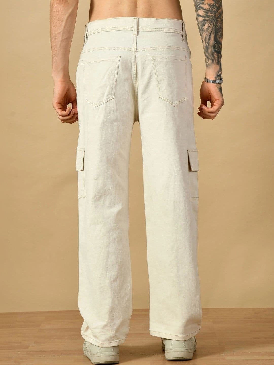 Metronaut Men Classic Regular Fit Mid-Rise Stretchable Jeans thumbnail 3