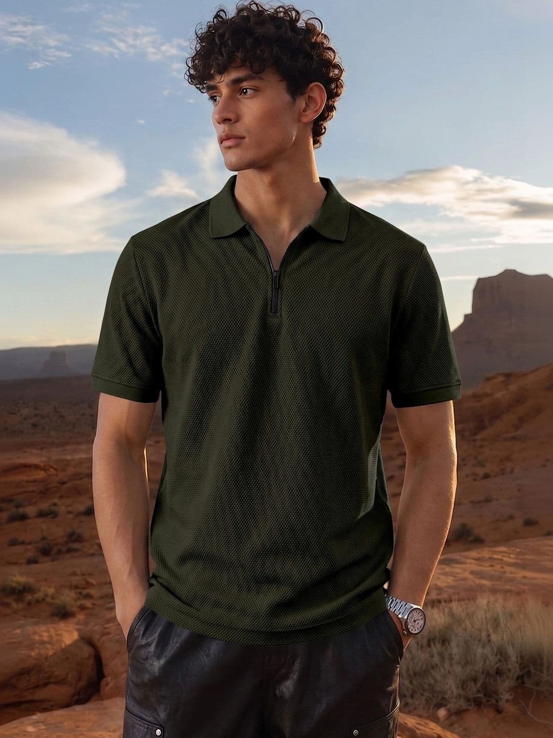 FTX Men Polo Collar T-shirt - view 1