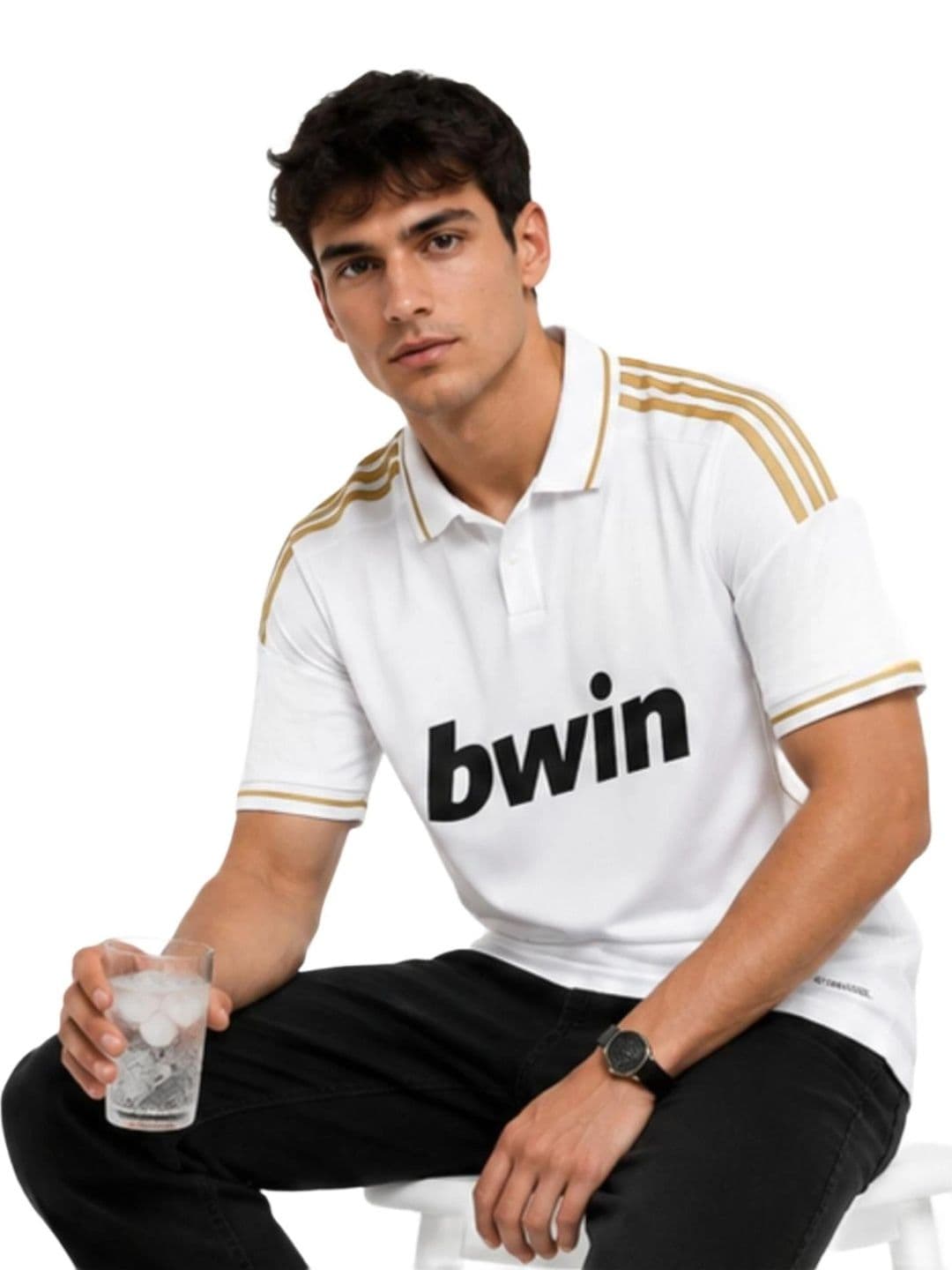 teky Men Typography Real Madrid Printed Polo Collar T-shirt - view 1