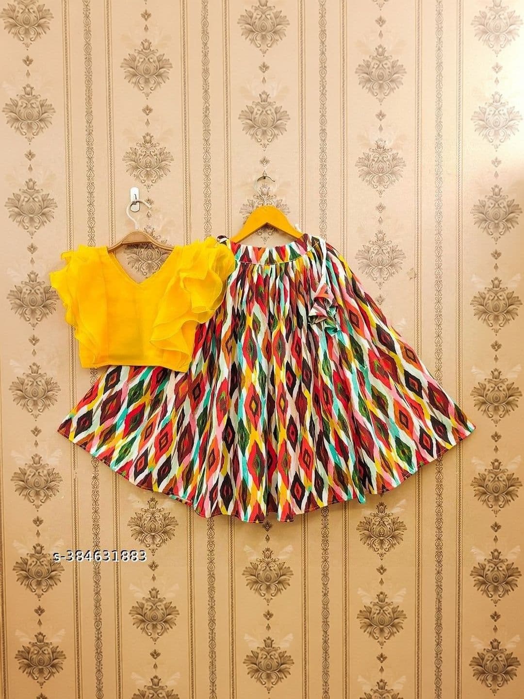KALINI Girls Ready to Wear Lehenga & thumbnail 3