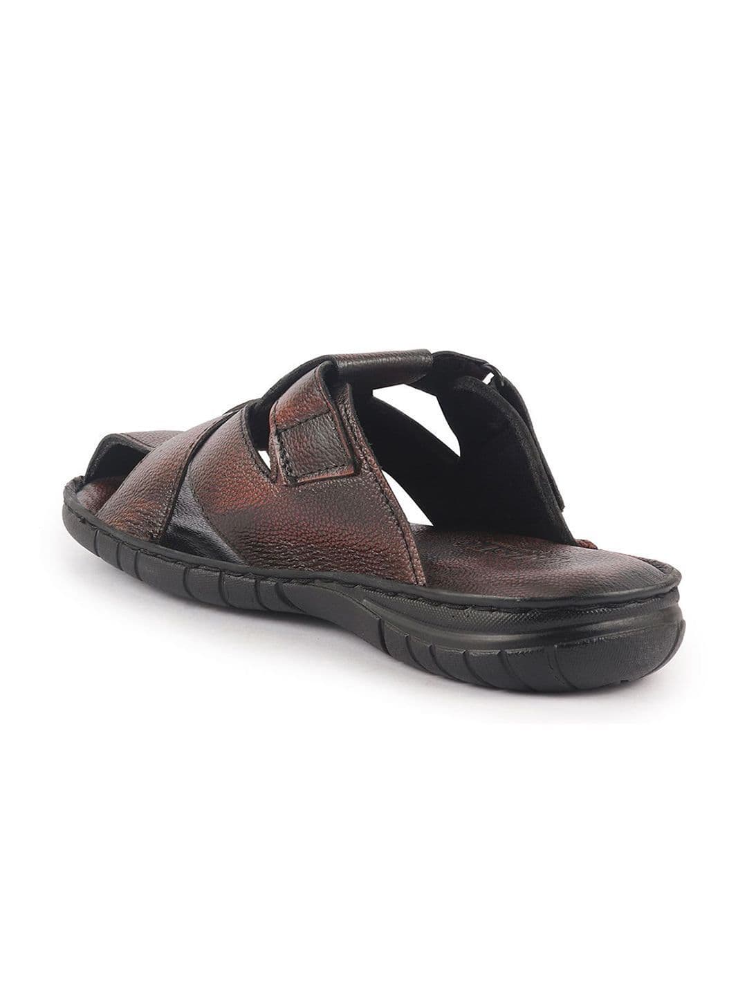 FAUSTO Men Leather Comfort Sandals thumbnail 6