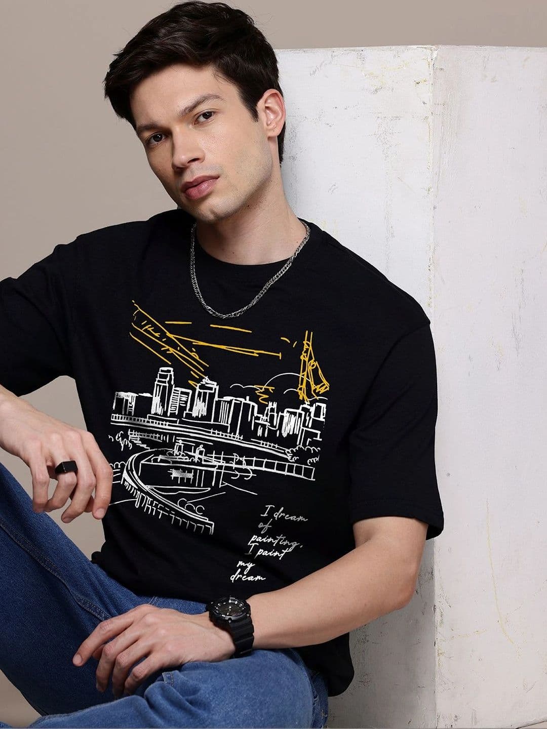 Moda Rapido Men Printed T-shirt - view 1