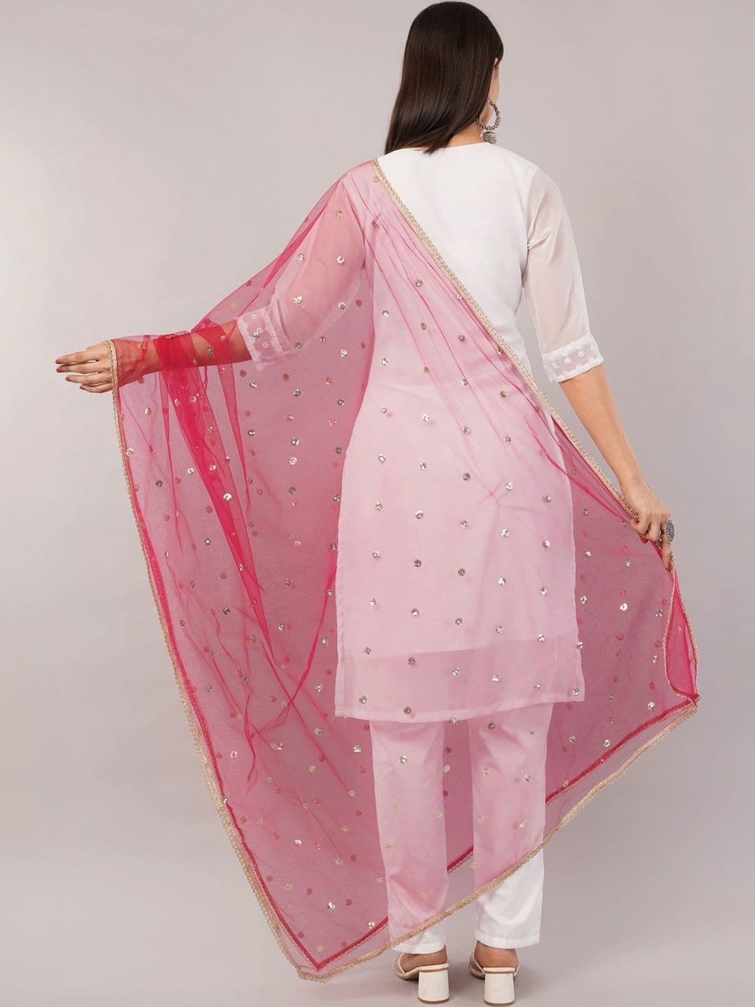 IVAARA Dupatta with Sequinned thumbnail 3