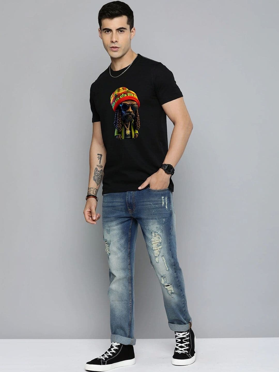 Moda Rapido Men Printed T-shirt thumbnail 2