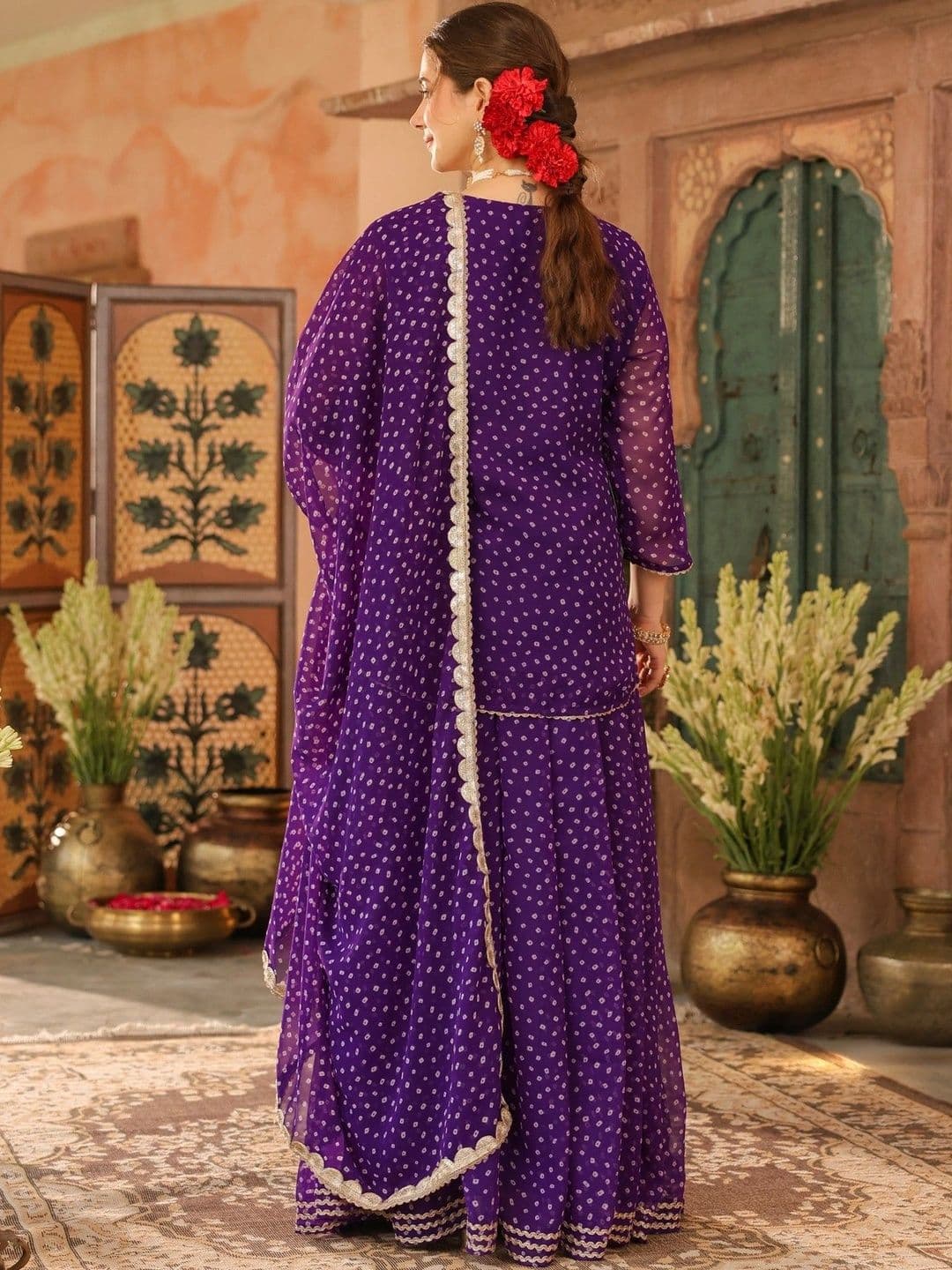 SCAKHI Embroidered Ready to Wear Lehenga & Blouse With Dupatta thumbnail 3