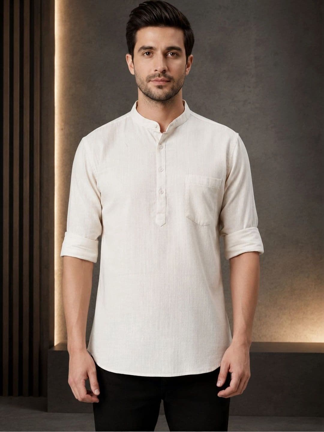 Kryptic Men Printed Kurta - view 1