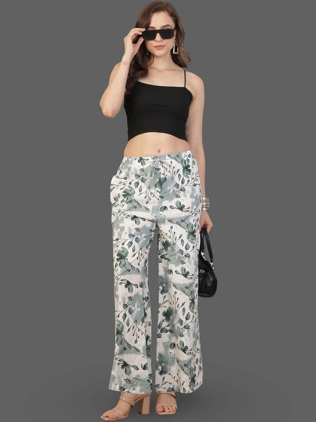 Moda Rapido X Gracit Women Floral Printed Ethnic Palazzos thumbnail 6