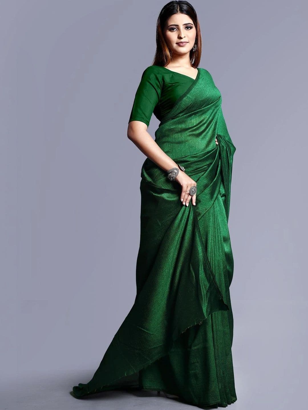 NARIVESH TRENDS Pure Georgette Saree - view 1