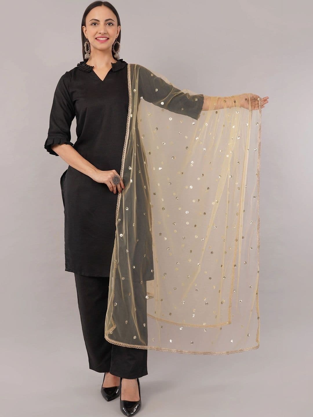 IVAARA Dupatta with Sequinned thumbnail 3