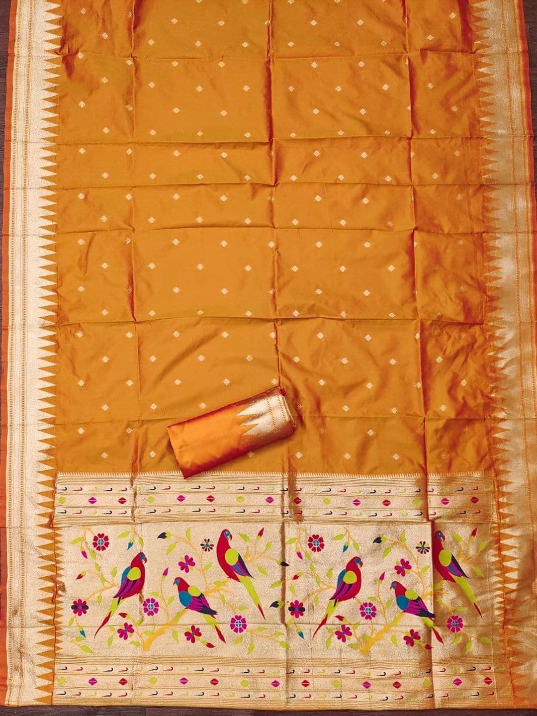 Dhaaga Ghar Pure Silk Unstitched Dress Material thumbnail 4