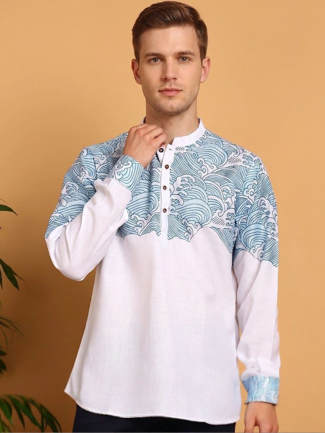 Anouk Men Printed Kurta - view 1