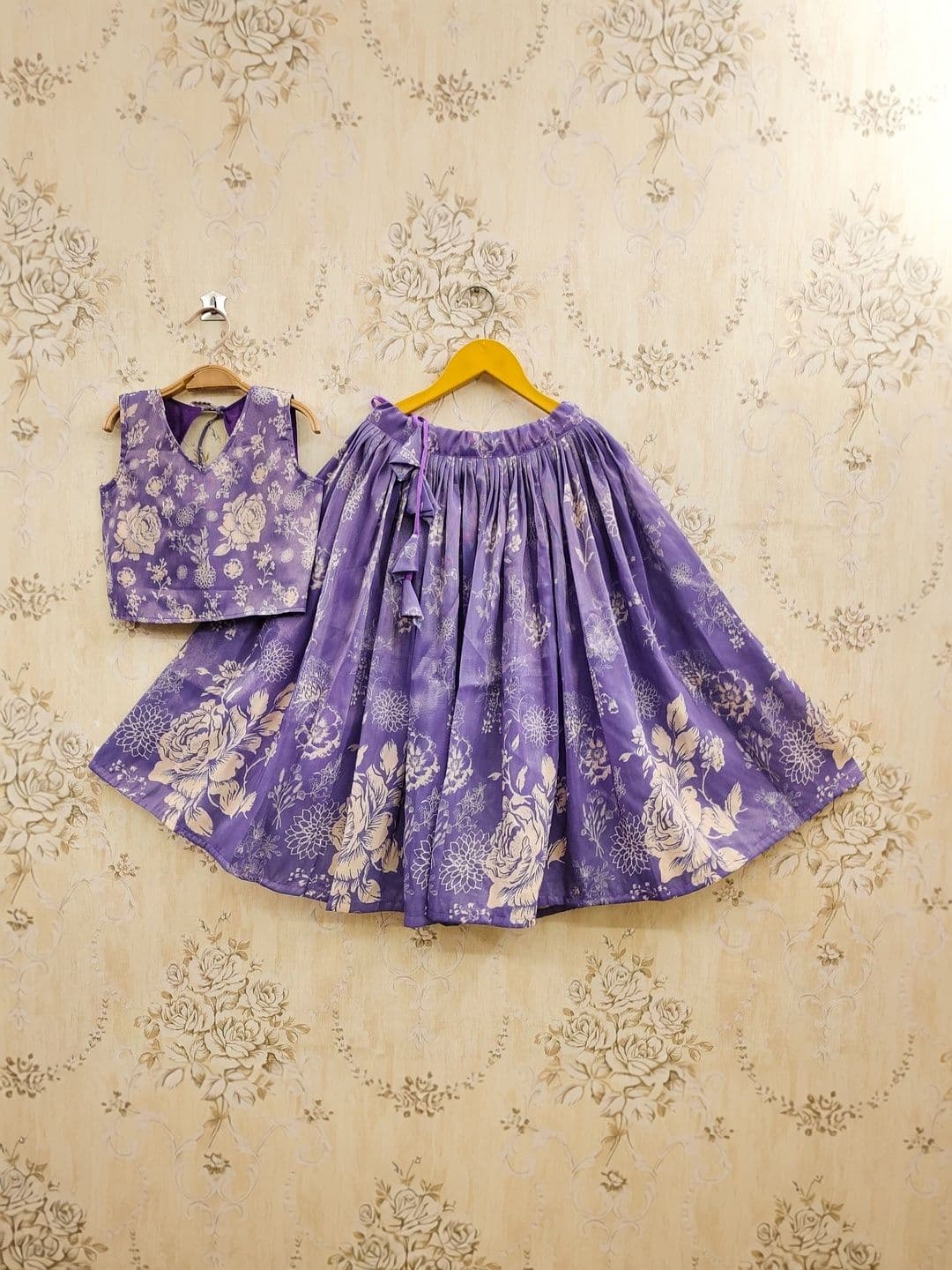 KALINI Girls Printed Ready to Wear Lehenga & thumbnail 3