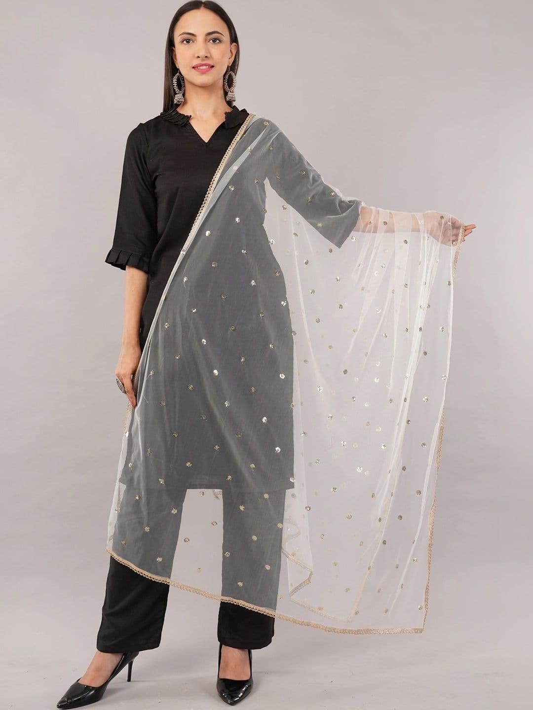 IVAARA Dupatta with Sequinned thumbnail 6