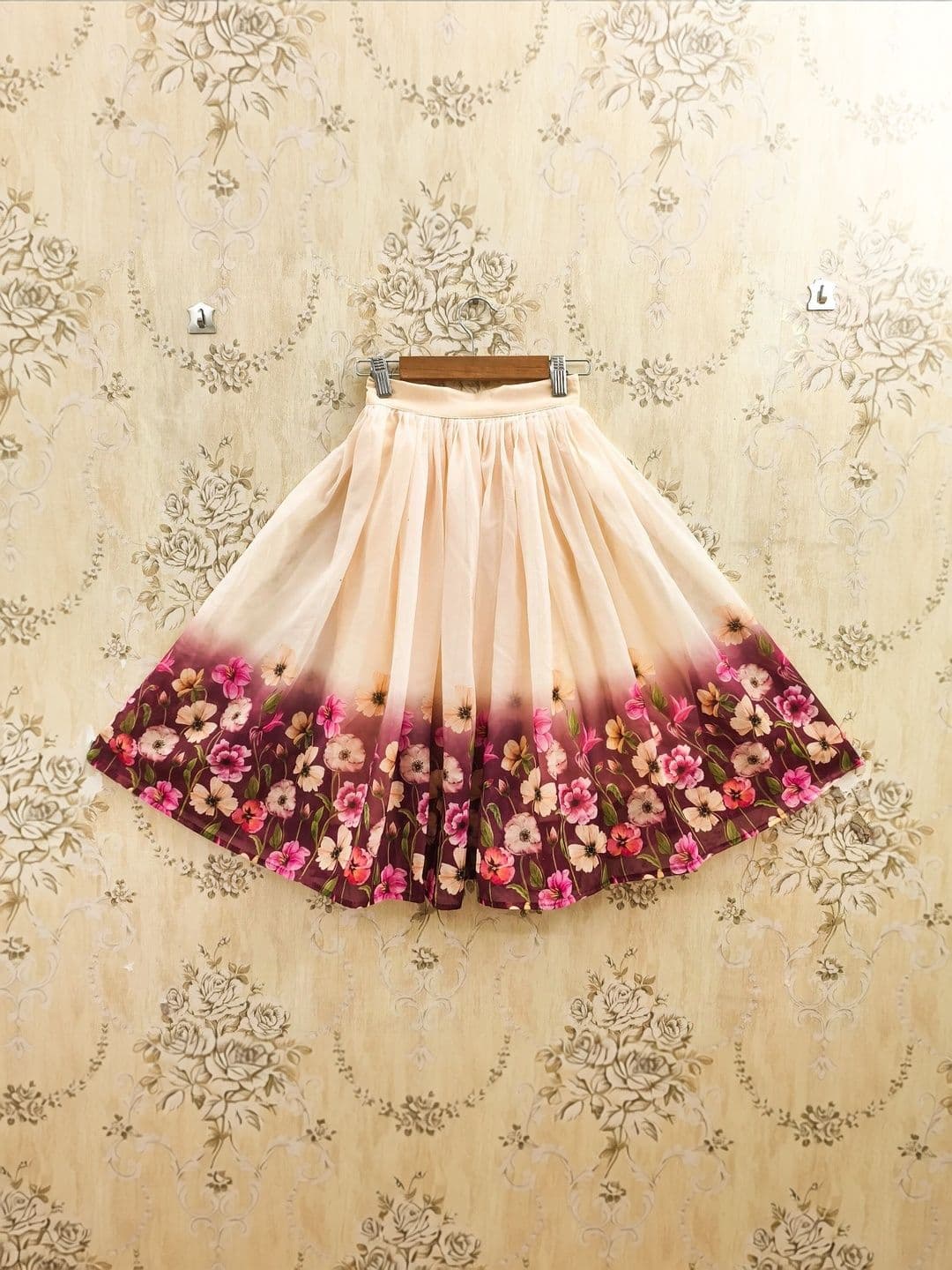 KALINI Girls Printed Ready to Wear Lehenga & thumbnail 3