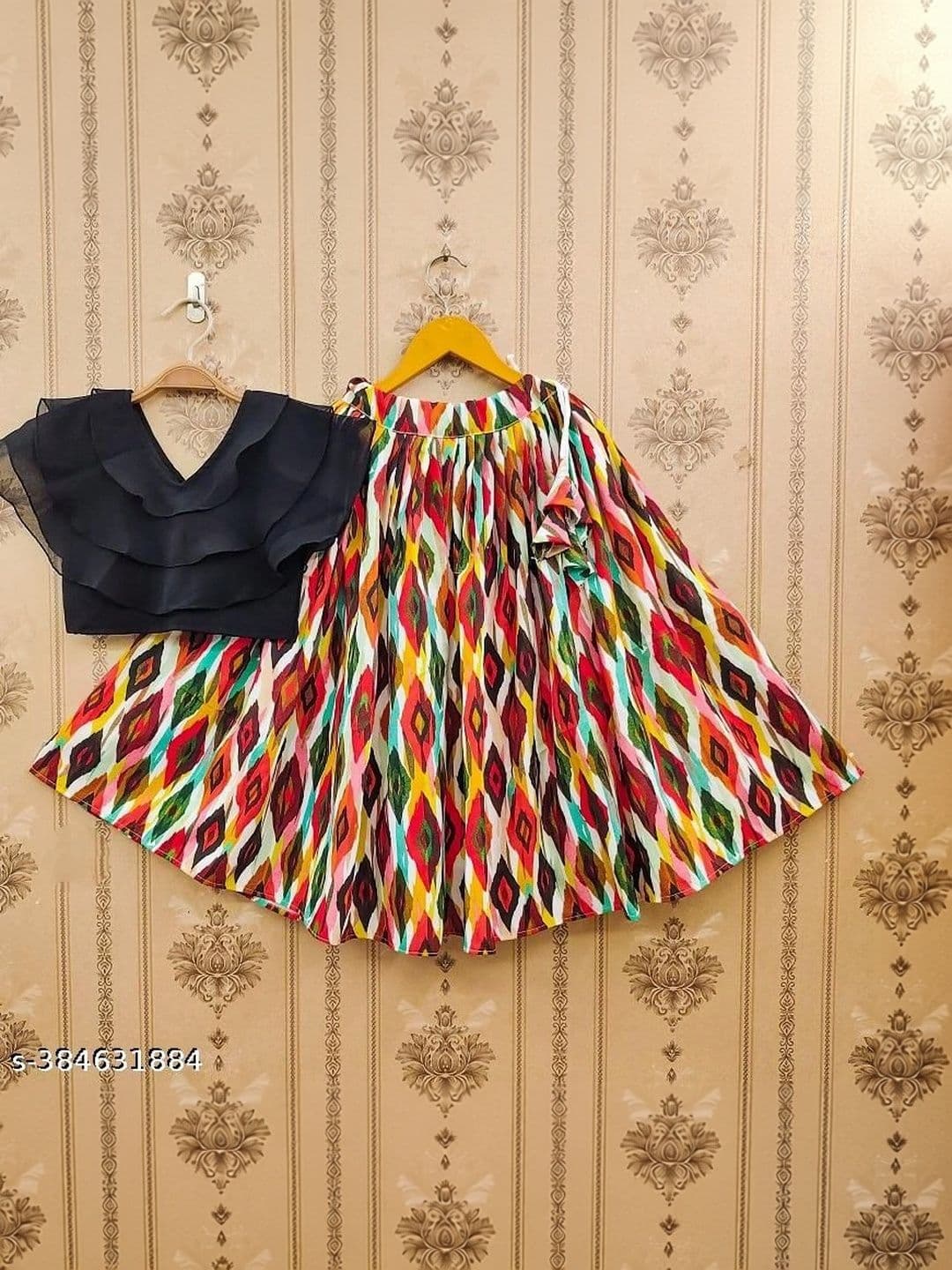 KALINI Girls Ready to Wear Lehenga & thumbnail 4