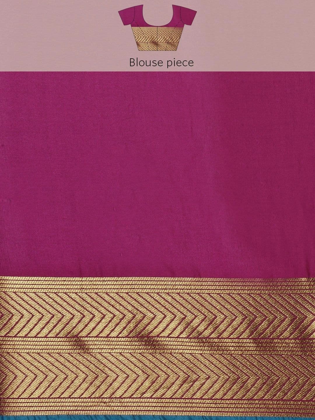 Dhaaga Ghar Paisley Zari Art Silk Banarasi Saree thumbnail 7