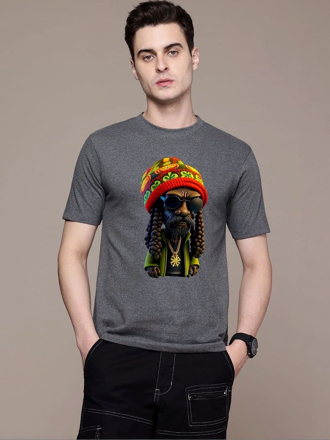 Moda Rapido Men Printed T-shirt thumbnail 5