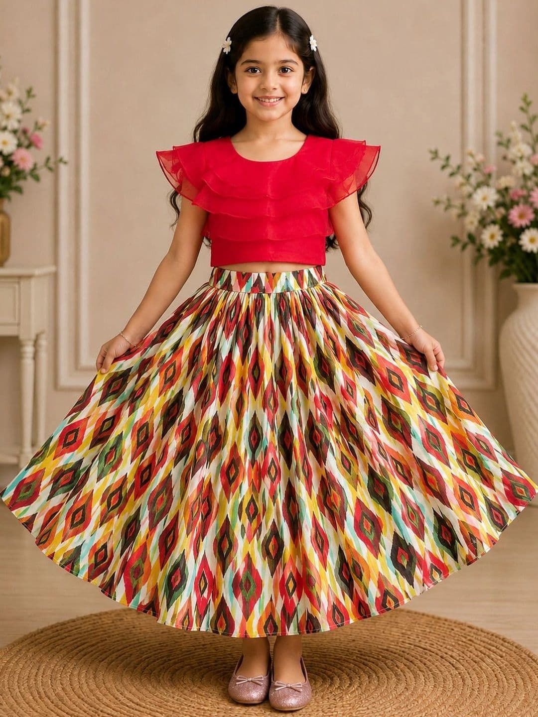 KALINI Girls Ready to Wear Lehenga & - view 1