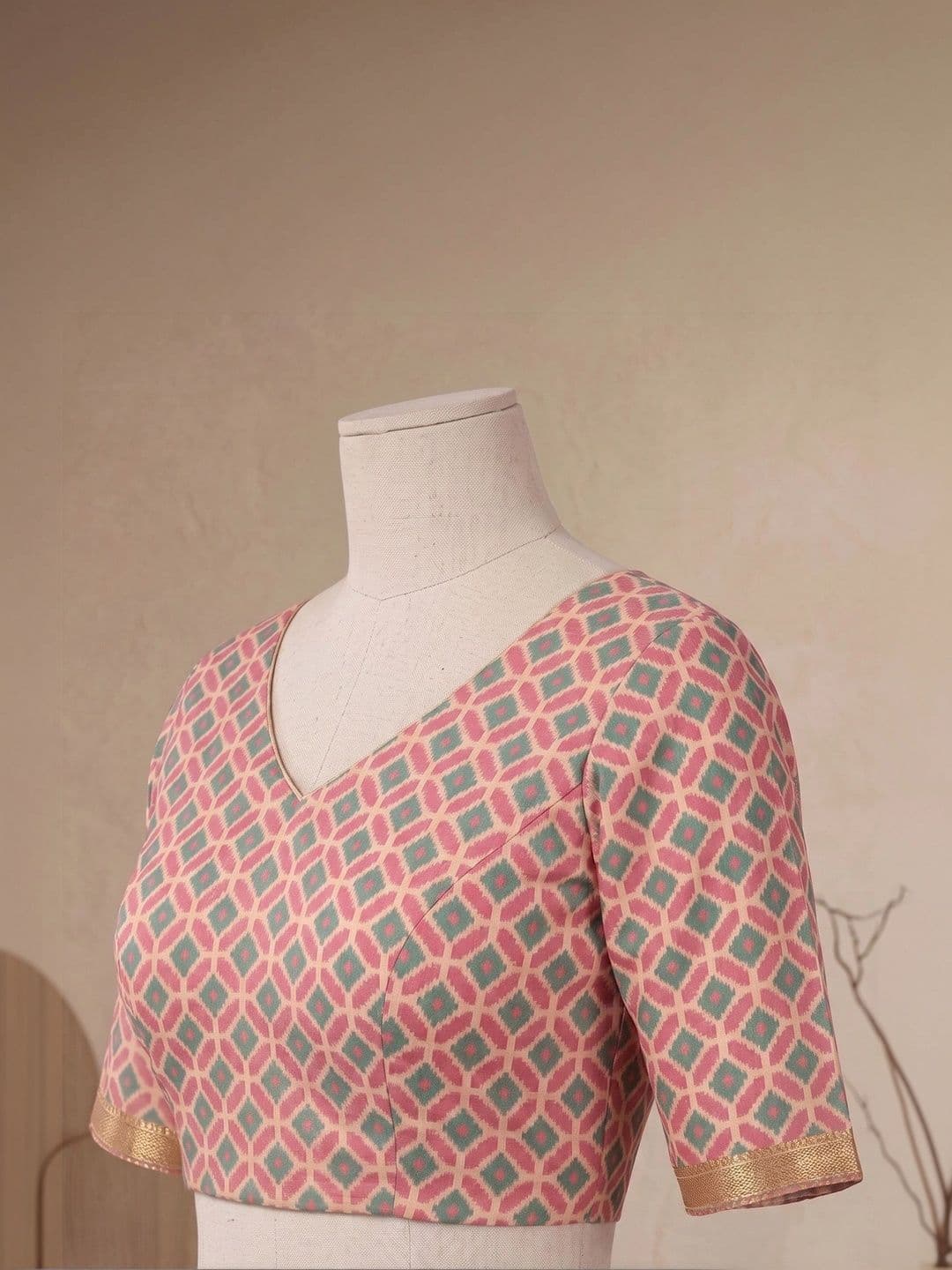 elora Fusion Chanderi Saree thumbnail 3