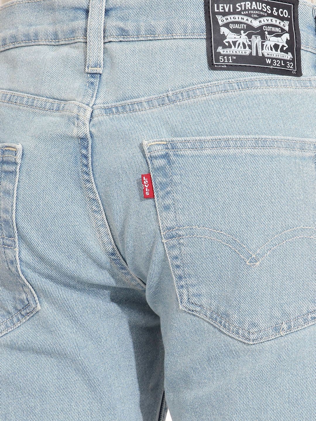 Levis Men 511 Slim Fit Light Shade Jeans thumbnail 4