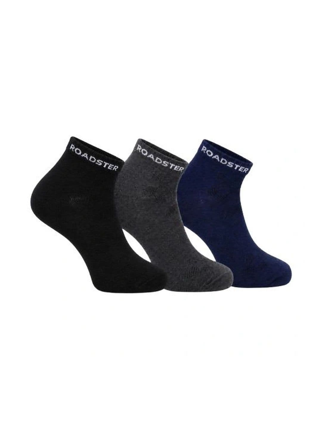 Roadster Men Pack of 3 Cotton Ankle Length Socks - view 1