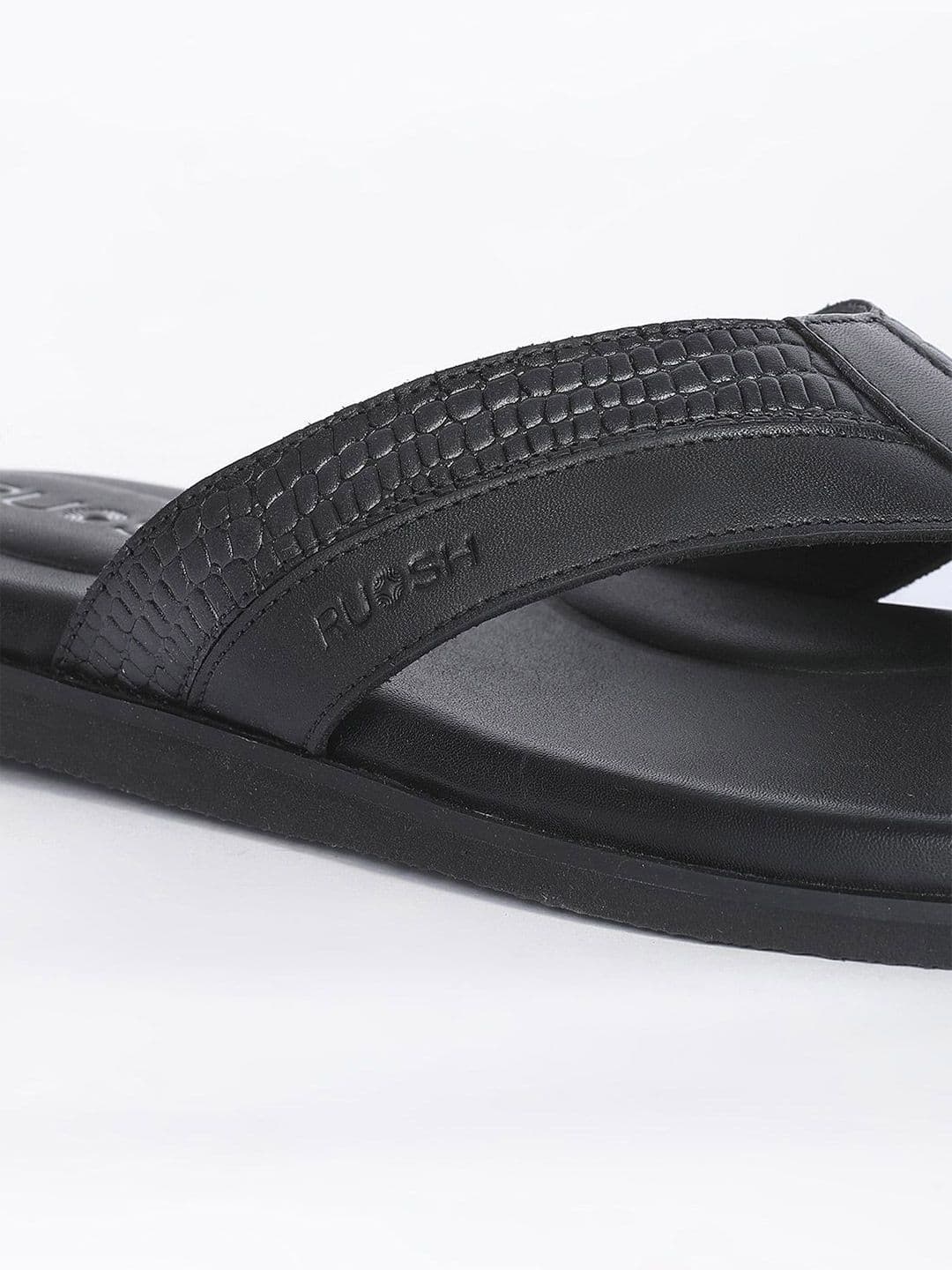 Ruosh Men Leather Slip-On Core Sandals thumbnail 3