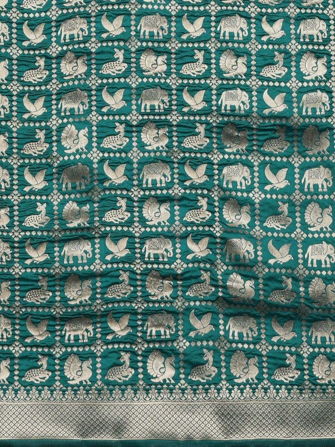 KALINI Woven Design Zari Art Silk Banarasi Saree thumbnail 4