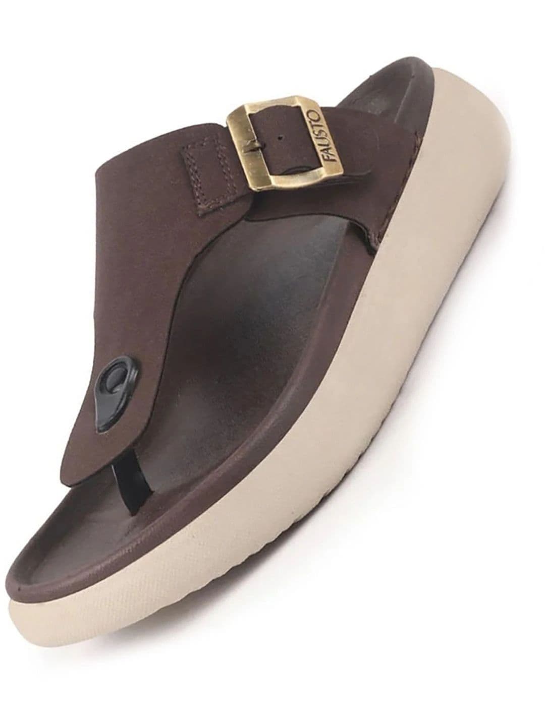 FAUSTO Men Comfort Sandals  With Buckle Detail - view 1