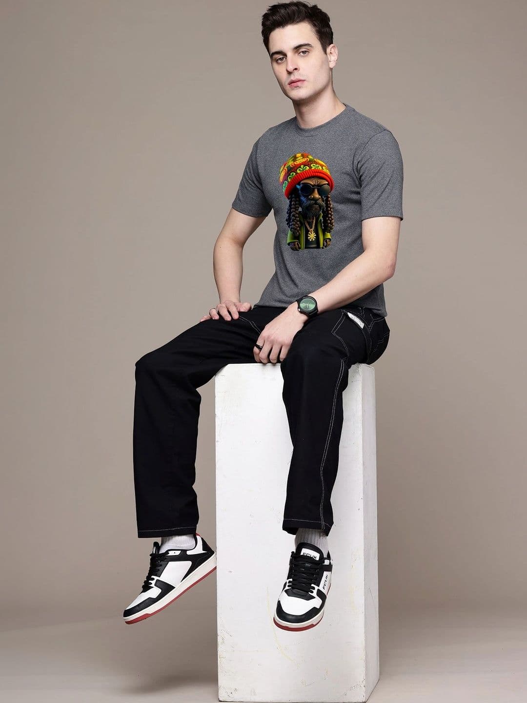 Moda Rapido Men Printed T-shirt thumbnail 2