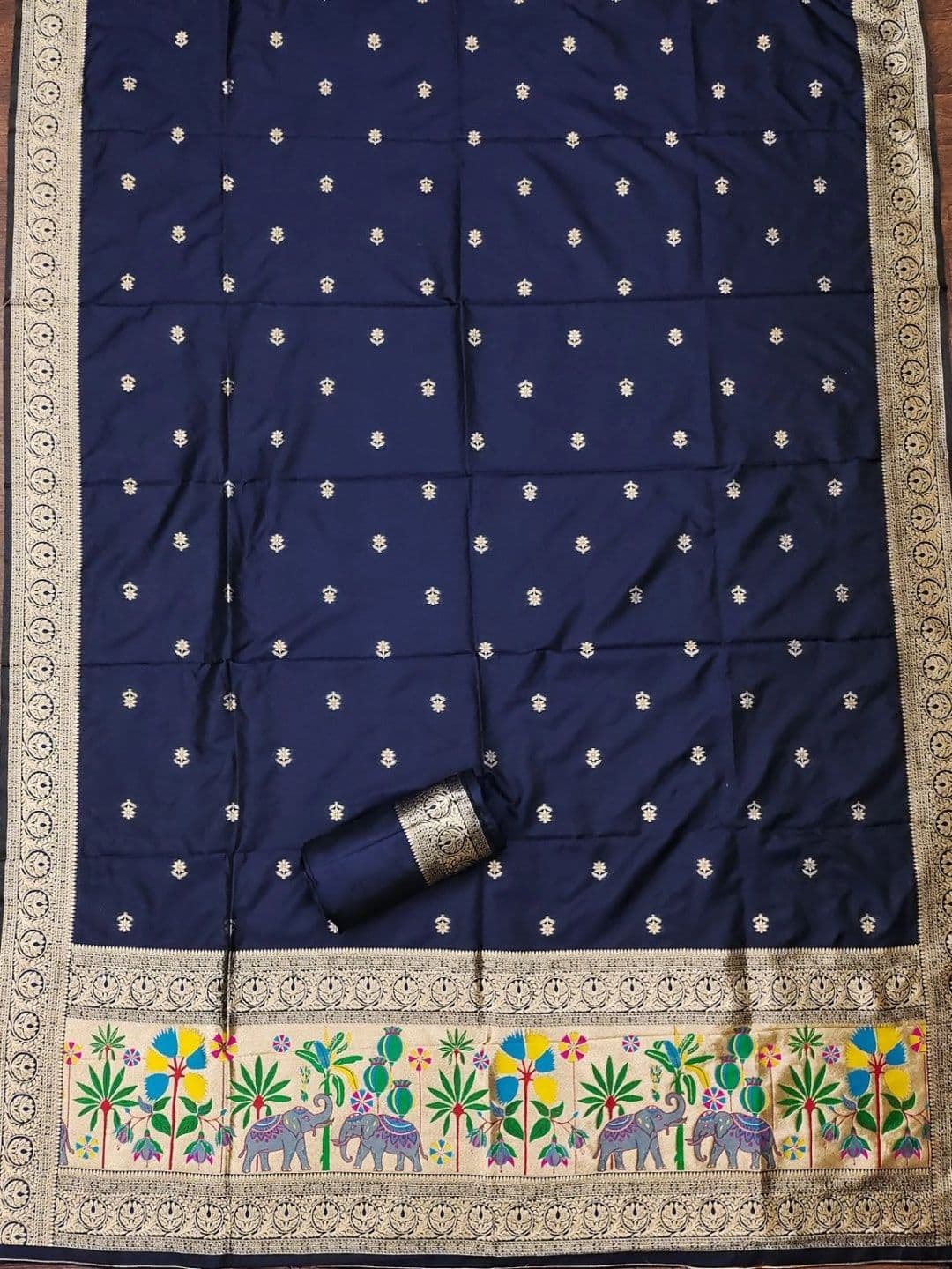 Dhaaga Ghar Pure Silk Unstitched Dress Material thumbnail 2
