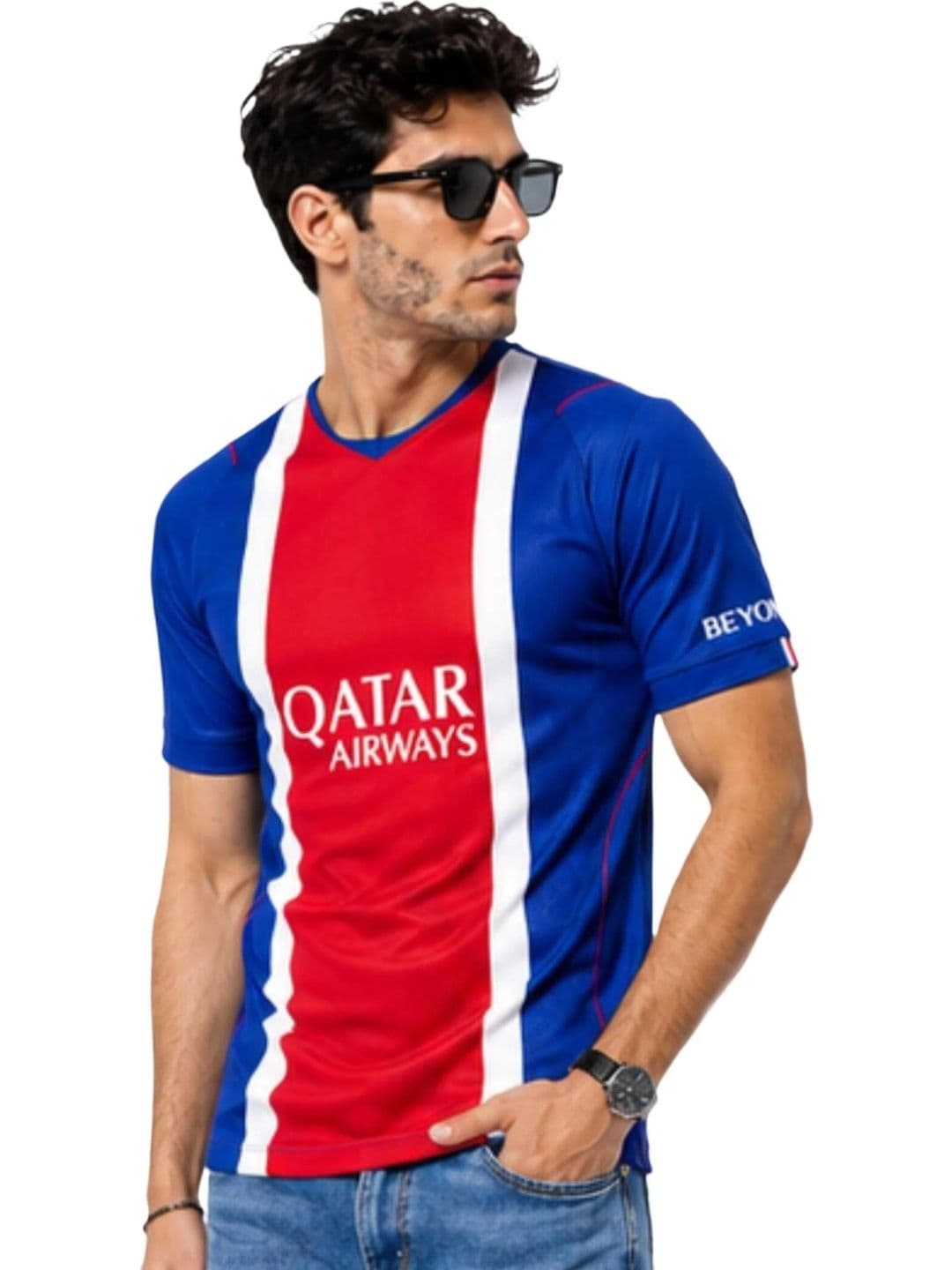 teky Men Colourblocked Round Neck T-shirt - view 1