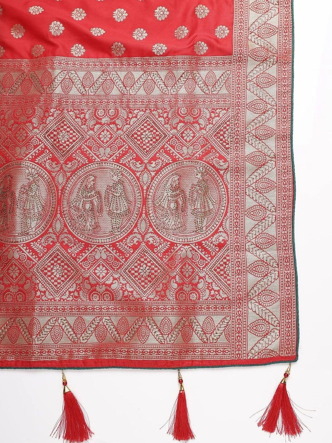 KALINI Woven Design Zari Art Silk Banarasi Saree thumbnail 6