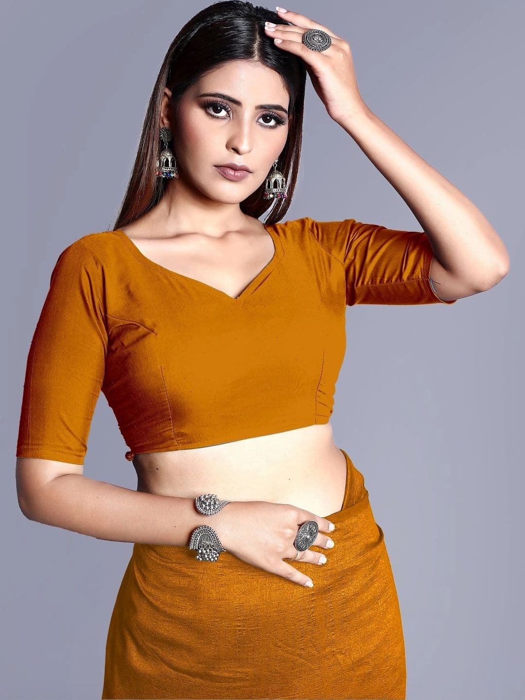 NARIVESH TRENDS Pure Georgette Saree thumbnail 3
