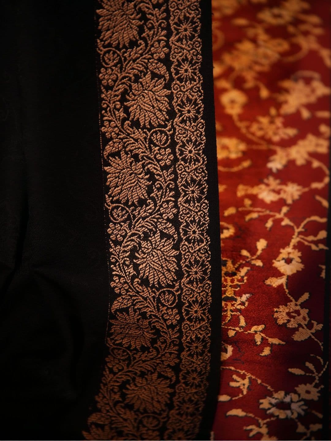 SHIFNEEN Women Ethnic Motifs Woven Design Acrylic Shawl thumbnail 2