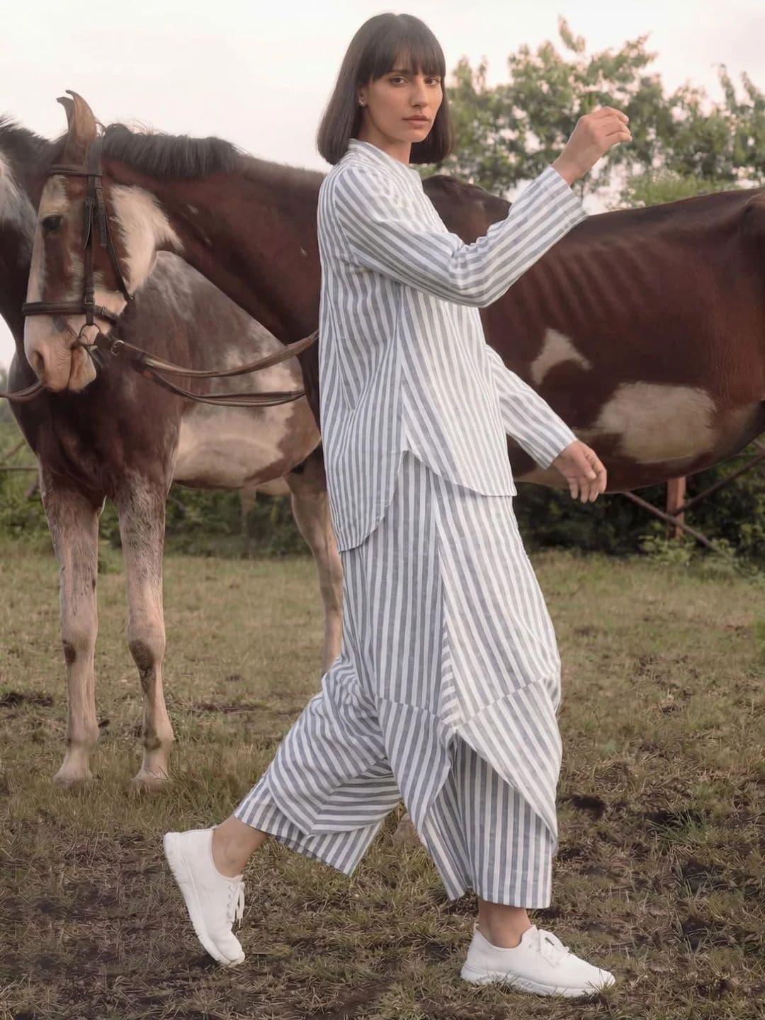 SleepShell Striped Shirt with Trousers thumbnail 3